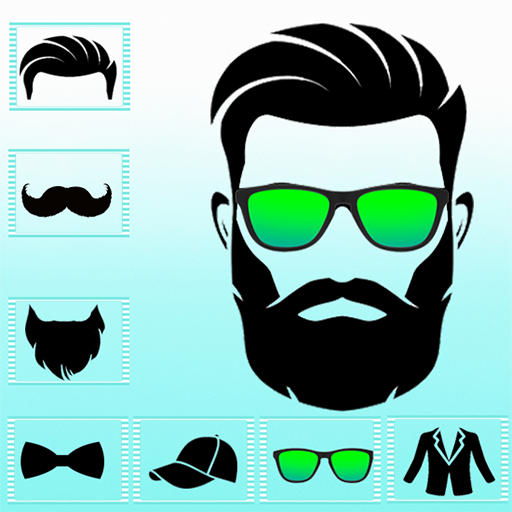 Men Beard Photo Editor Boy Hai أيقونة