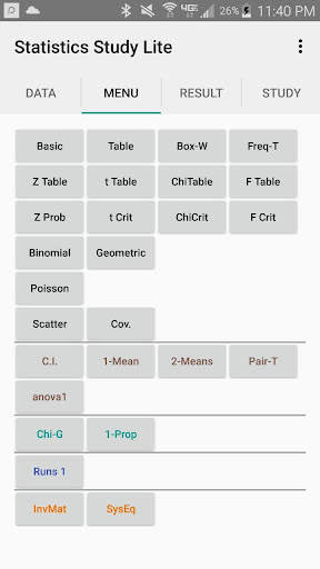 Statistics Study Lite screenshot 2