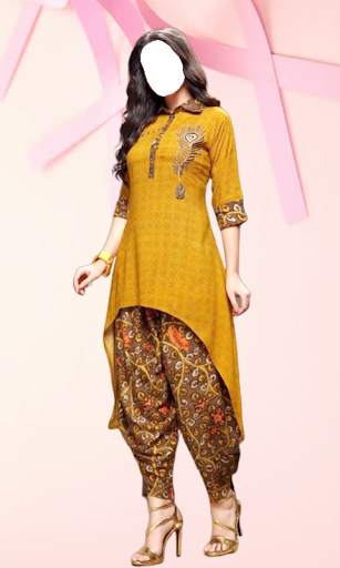 Women Dhothi Fashion Suit screenshot 4