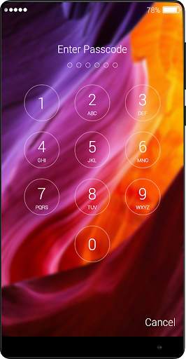 Lock Screen for Xiaomi Mi Mix 2 تصوير الشاشة