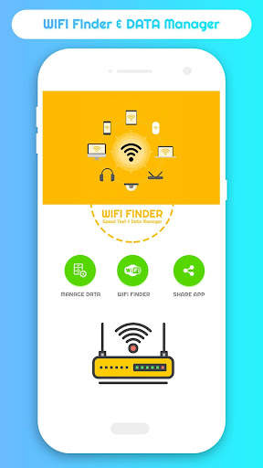 Wifi Finder - Data Manager & Speed Test screenshot 2