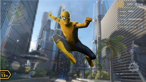 Flying Spider Rope Hero - Super Vice Town Crime screenshot 4