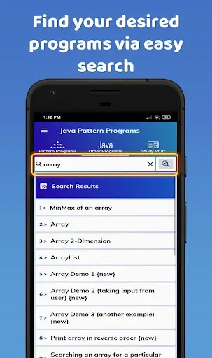 Pattern Programs for Java screenshot 7