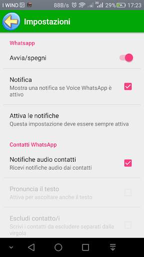 Voice Notifications Title screenshot 2