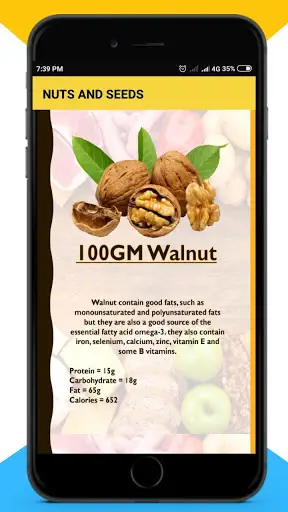 Protein - Vitamins Supplement Content In Food screenshot 3