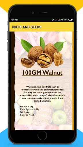 Protein - Vitamins Supplement Content In Food screenshot 3