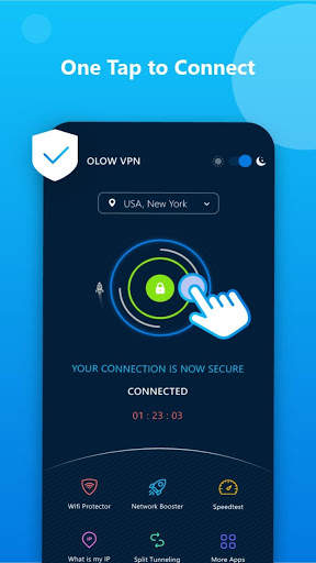 OLOW VPN - Unlimited Free VPN screenshot 1