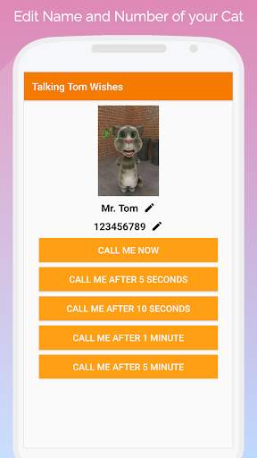 Talking Cat Video Call - Birthday Wishing Cat screenshot 2