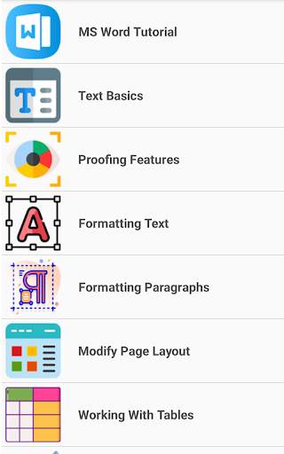 Learn MS Word screenshot 2