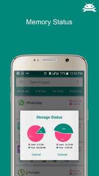 App Manager: uninstall app, clean cache & SD card screenshot 4