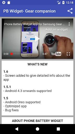 Phone Battery Provider- Gear companion screenshot 6