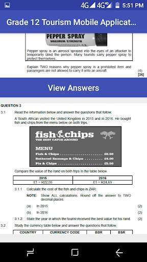 Grade 12 Tourism Mobile Application screenshot 5