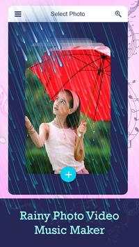 Rainy Photo Video Maker screenshot 1