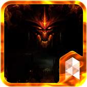 Fire Diablo Launcher theme 1.0