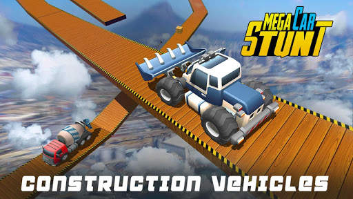 Mega Ramp Heavy Excavator: Monster Truck Stunts screenshot 5