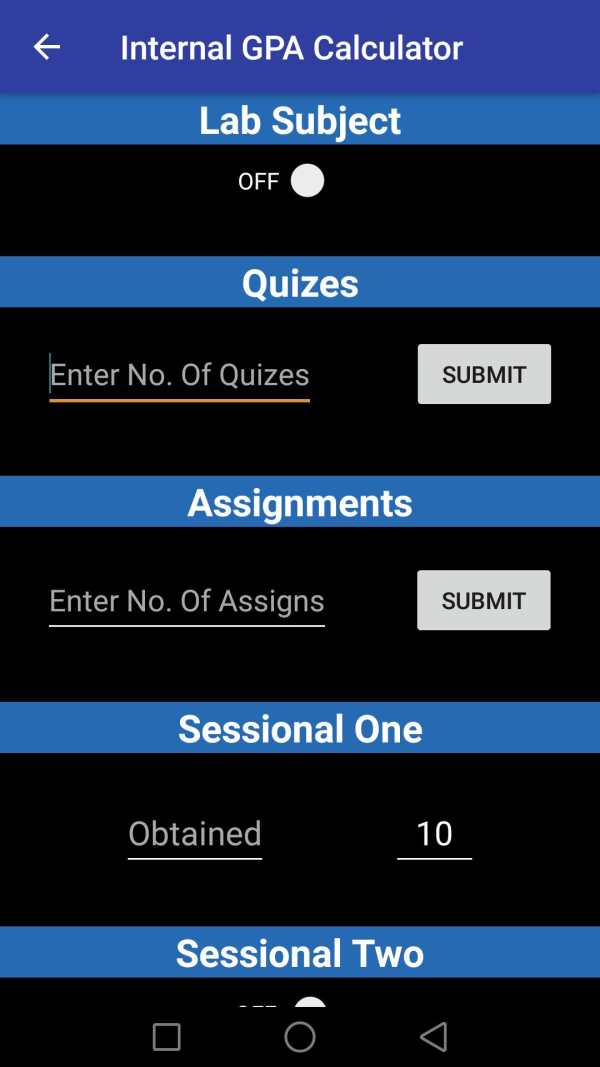 Comsats GPA Calculator screenshot 6