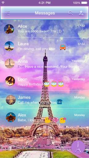 Rainbow Eiffel Tower - Emoji Keyboard screenshot 4