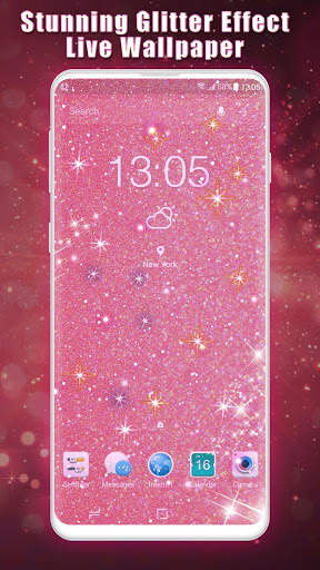 3D Glitter Live Wallpaper screenshot 1