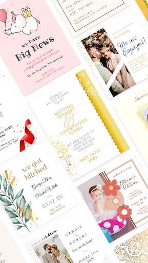 Invitation Card Maker: Ecards & Digital Card screenshot 1