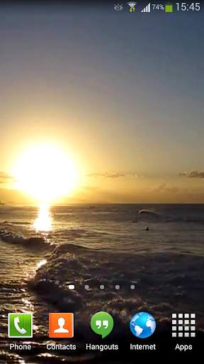 Ocean Waves Sunset Live HD 3 screenshot 6
