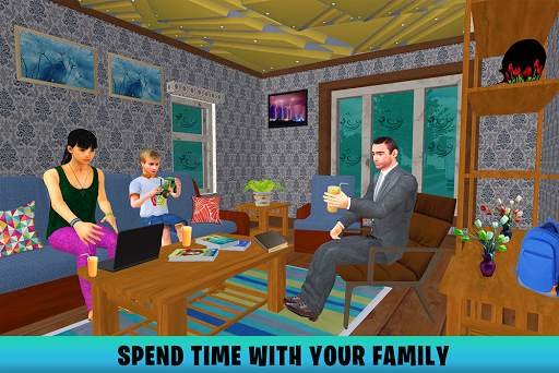 Virtual Step billionaire dad: Dad Simulator Games screenshot 6