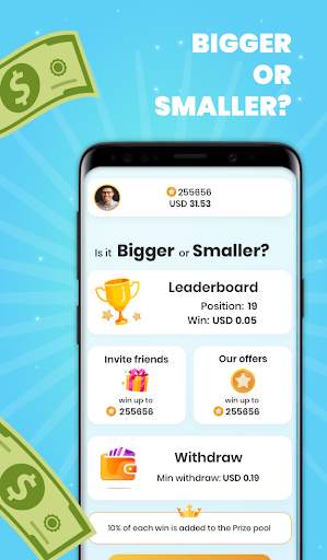 Earn money Givvy Higher Lower स्क्रीनशॉट 3