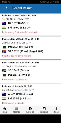 Cricket Records screenshot 4
