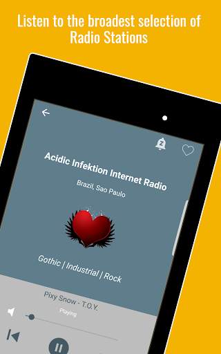 Radio Gothic - Gothic Music Radios Worldwide screenshot 9