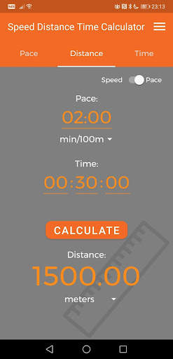 Speed Distance Time Calculator screenshot 2