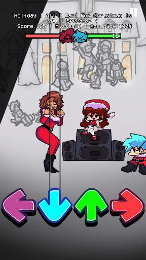 Christmas Music Battle FNF mod screenshot 1
