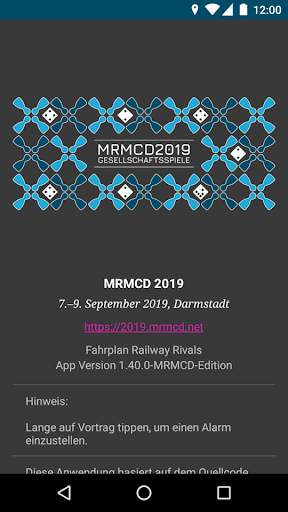 MRMCD 2019 Fahrplan screenshot 8