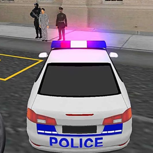 pazzo polizia auto autista icon