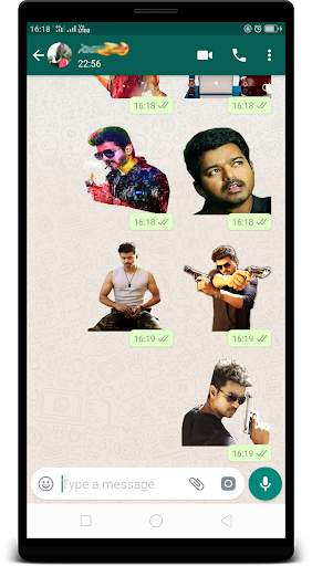 Vijay WAStickerApps : Tamil Stickers for Whatsapp screenshot 5