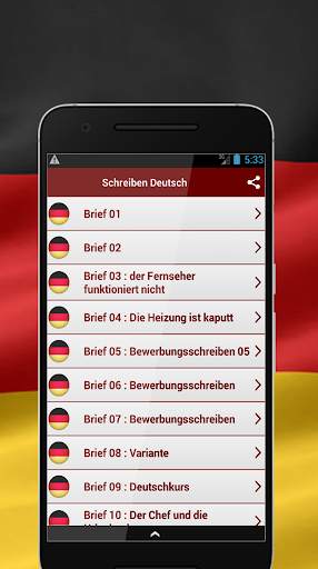 Schreiben Deutsch Lernen скриншот 2