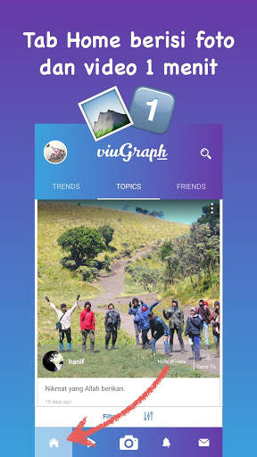 viuGraph - sosial media berbagi crita sesuai minat screenshot 2