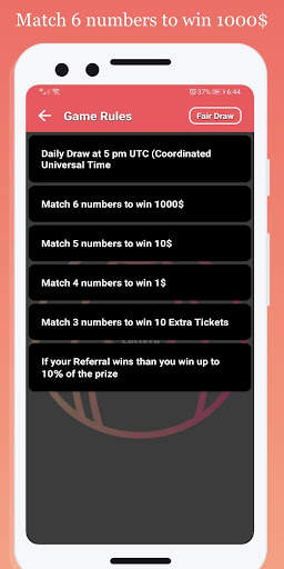 Daily Lottery screenshot 4