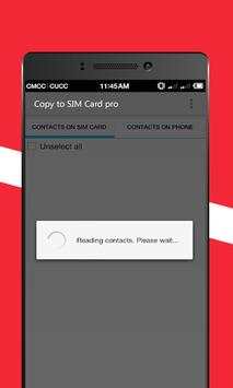 copy to SIM Card screenshot 1