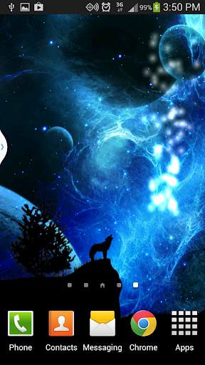 Howling Space Live Wallpaper screenshot 1