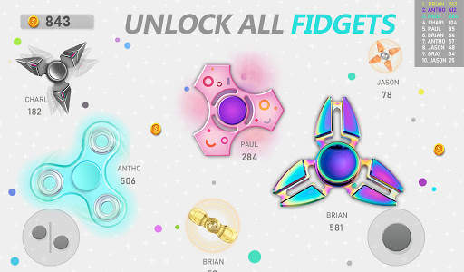 Realtime Fidget Spinner Games screenshot 4