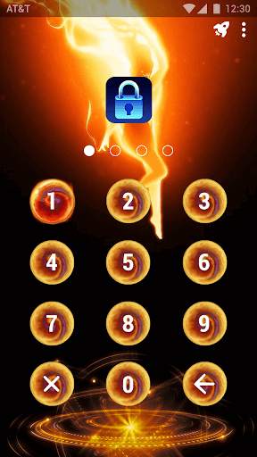(FREE) Captain Girl - App Lock Master Theme screenshot 2