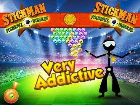 Sepak bola Stickman gelembung screenshot 3
