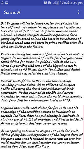 Cricket Ranking 4 Team screenshot 5