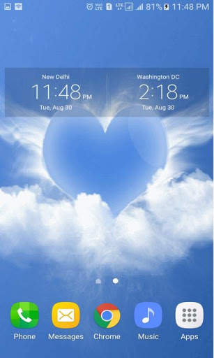 Flying Heart Live Wallpaper screenshot 3