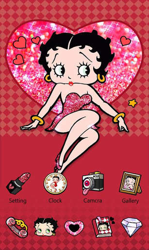 Betty Boop GO Launcher Theme screenshot 2
