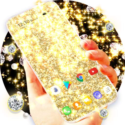 Golden Glitter Live Wallpaper  5.9.11
