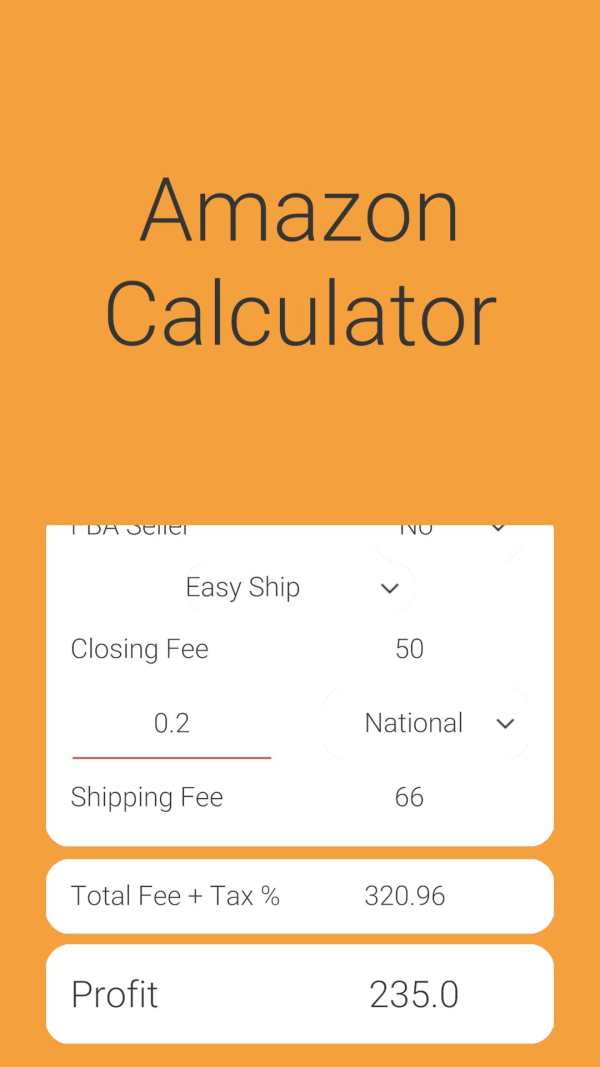 Profit Calculator : Amazon screenshot 6