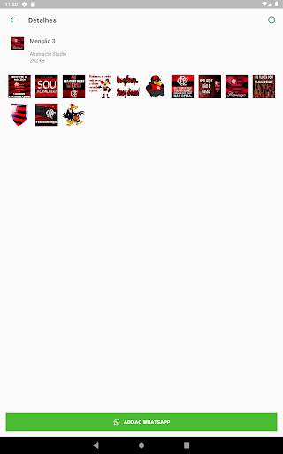 Flamengo Stickers 18 تصوير الشاشة