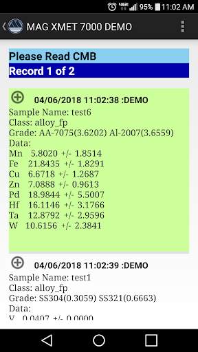 XMET 7000 CMB Demo screenshot 5