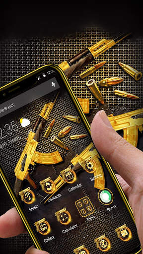 AK47 Gun APUS Launcher Theme screenshot 2