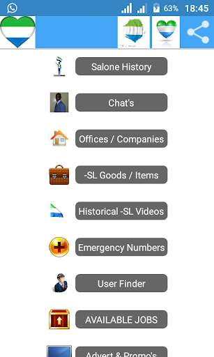 Salone.sl APP screenshot 1